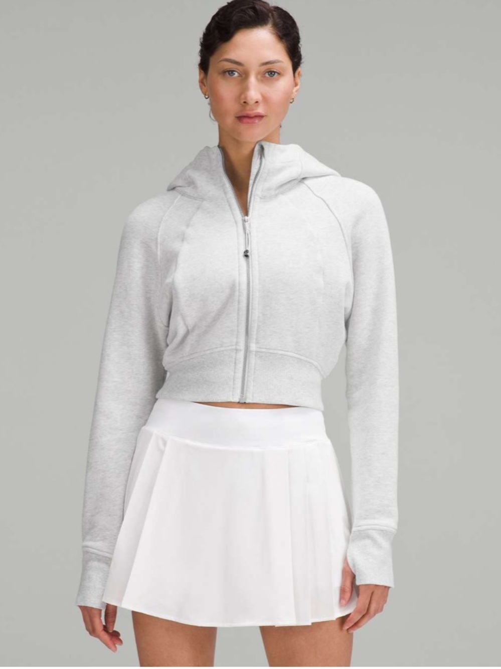 Lululemon Scuba Full Zip Cropped Hoodie